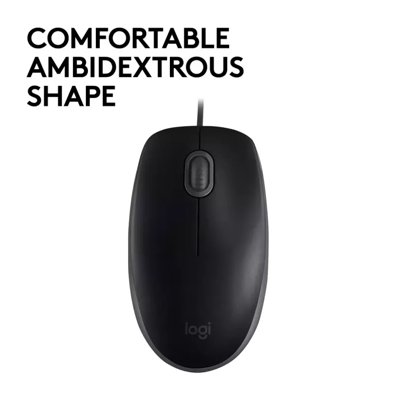 Hiir Logitech B110 Silent juhtmega USB must