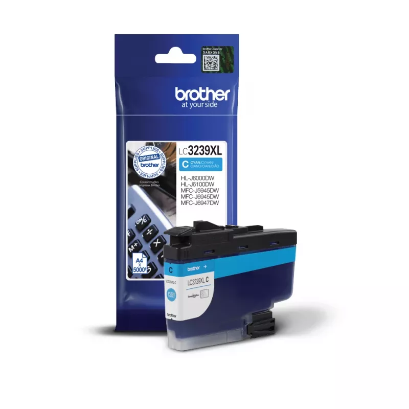 Brother LC3239XLC tindikassett 1 tk Originaal suure (XL) mahutavusega tsüaan
