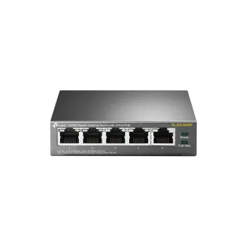 TP-Link 5-Pordiga Gigabit Laua-PoE Kommutaator 4 Pordiga, Haldamata, Gigabit Ethernet (10/100/1000), Toide Etherneti kaudu (PoE)