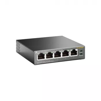 TP-Link 5-Pordiga Gigabit Laua-PoE Kommutaator 4 Pordiga, Haldamata, Gigabit Ethernet (10/100/1000), Toide Etherneti kaudu (PoE)