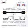 CLUB3D Ultra High Speed HDMI 4K120Hz, 8K60Hz Certified kaabel 48Gbps M/M 2 m / 6.56 ft