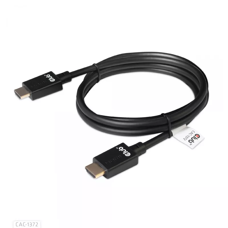 CLUB3D Ultra High Speed HDMI 4K120Hz, 8K60Hz Certified kaabel 48Gbps M/M 2 m / 6.56 ft