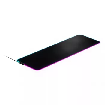 Mänguhiirematt STEELSERIES QcK Prism Cloth XL — Riidest pind, 900×300 mm, 4 mm paksus, RGB taustvalgustus