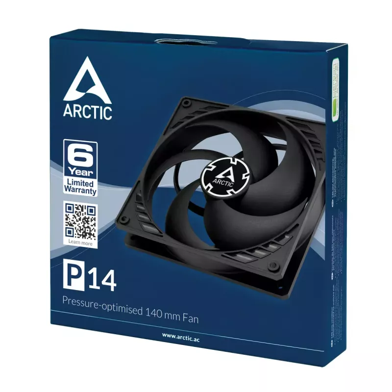 ARCTIC P14 – rõhu jaoks optimeeritud 140 mm ventilaator
