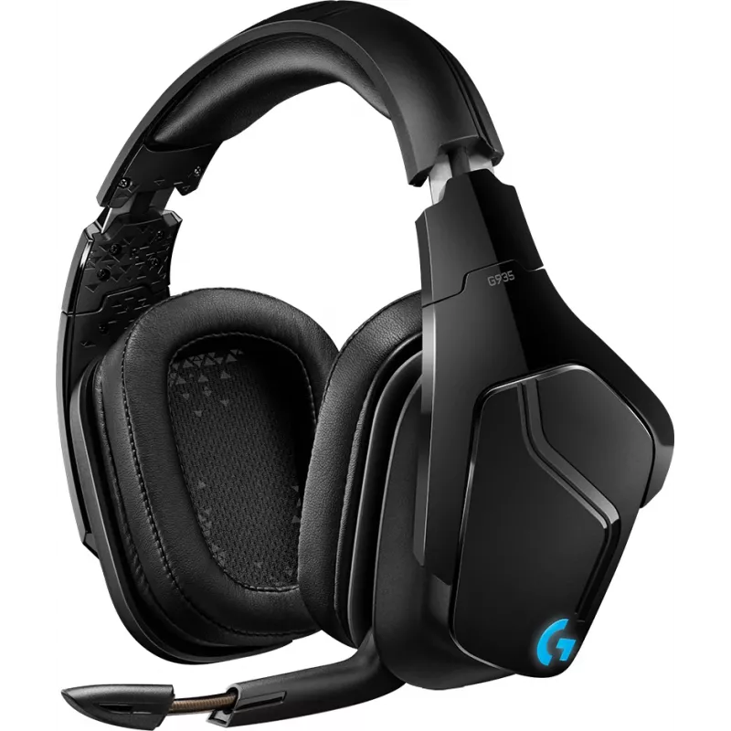 LOGITECH G935 Juhtmevaba 7.1 Ruumiline Heli Lightsync Mängurikõrvaklapid - 2,4 GHz