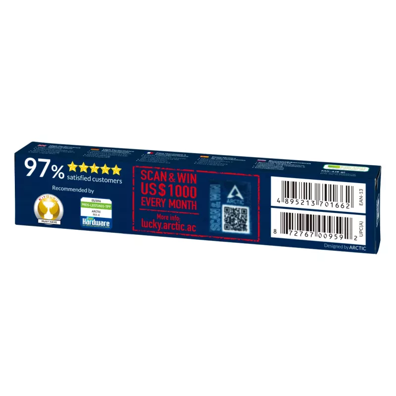 ARCTIC MX-4 (8 g) Edition 2019 – kõrge jõudlusega termopasta