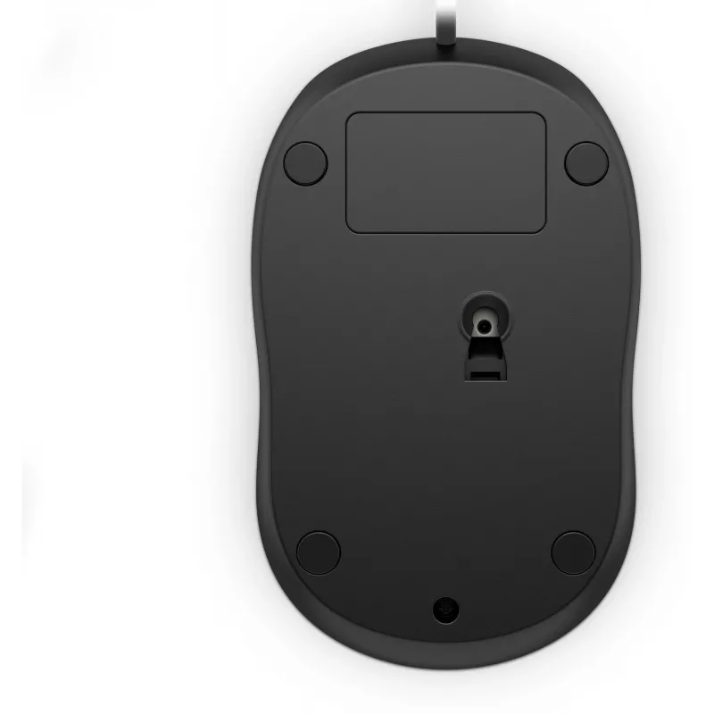 HP juhtmega hiir 1000, kahekäeline, USB Type-A, 1200 DPI, must