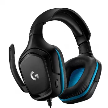 LOGITECH G432 - USB / 3.5mm - mängukõrvaklapid - 7.1 Surround - sinine