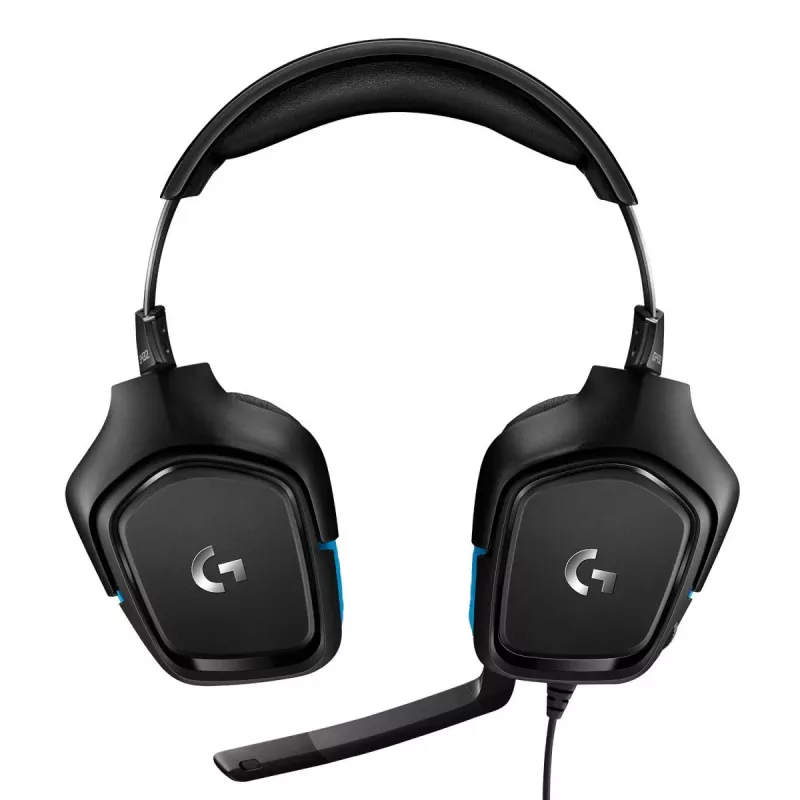 LOGITECH G432 - USB / 3.5mm - mängukõrvaklapid - 7.1 Surround - sinine