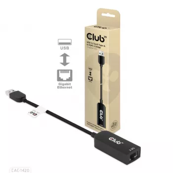 CLUB3D USB 3.2 Gen1 Tüüp A - RJ45 2.5Gbps adapter