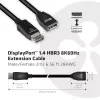 CLUB3D DisplayPort 1.4 HBR3 pikenduskaabel 8K60Hz M/F 2m/6.56jalga