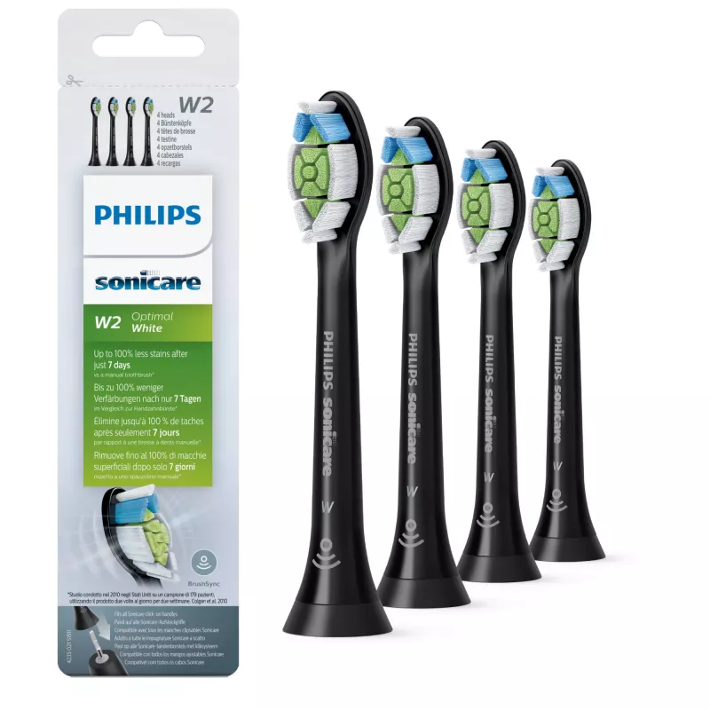 Philips W Optimal Valge HX6064/11 4-pakendilised sonilised hambaharjapead