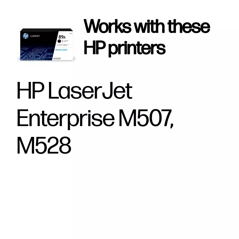 HP 89A must originaal LaserJet toonerikassett