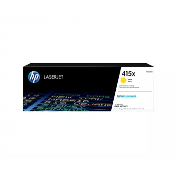 HP 415X suure tootlikkusega kollane originaal LaserJet toonerikassett, 6000 lehekülge, kollane, 1 tk