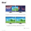 CLUB3D CSV-1562 on USB3.2 Gen1 Type-C universaalne kolmekordne 4K30Hz laadimisdokkimisjaam, mis on DisplayLink® sertifitseeritud. Universaalne laadimisdokk
