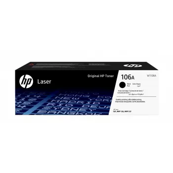 HP 106A must originaal laseritoonerikassett, 1000 lehekülge, must, 1 tk