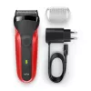 Braun Series 3 300s Foliehabemeajaja Trimmer Must, Punane