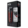 Braun Series 3 300s Foliehabemeajaja Trimmer Must, Punane