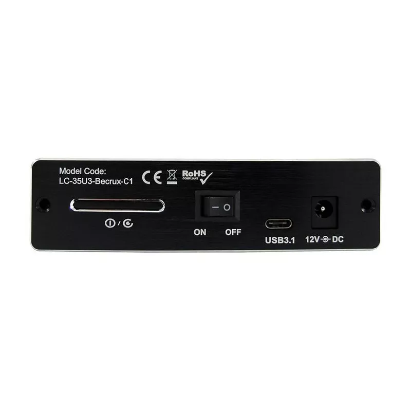 HDD korpus LC-Võimsus LC-35U3-Becrux-C1 must 3,5 tolli