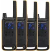 Kahesuunaline raadio Motorola Talkabout T82 Extreme Quad Pack — 4 × PMR-seadet, 16 kanalit, IPX4, 500 mW, NiMH taaslaetav, micro-USB