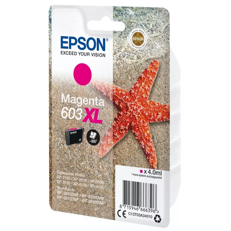 Epson C13T03A34010 tindikassett 1 tk Originaal Suur (XL) maht magenta