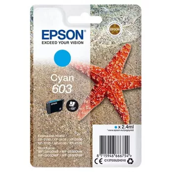 Epson C13T03U24010 tindikassett 1 tk originaal standardmahuga tsüaan