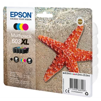 Epson C13T03A64010 tindikassett 1 tk Originaal kõrge (XL) tootlusega Must, Tsüaan, Magenta, Kollane