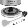 Bosch TWK4P440 elektriline veekeetja 1.7 L 2400 W Must, roostevaba teras