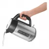 Bosch TWK4P440 elektriline veekeetja 1.7 L 2400 W Must, roostevaba teras