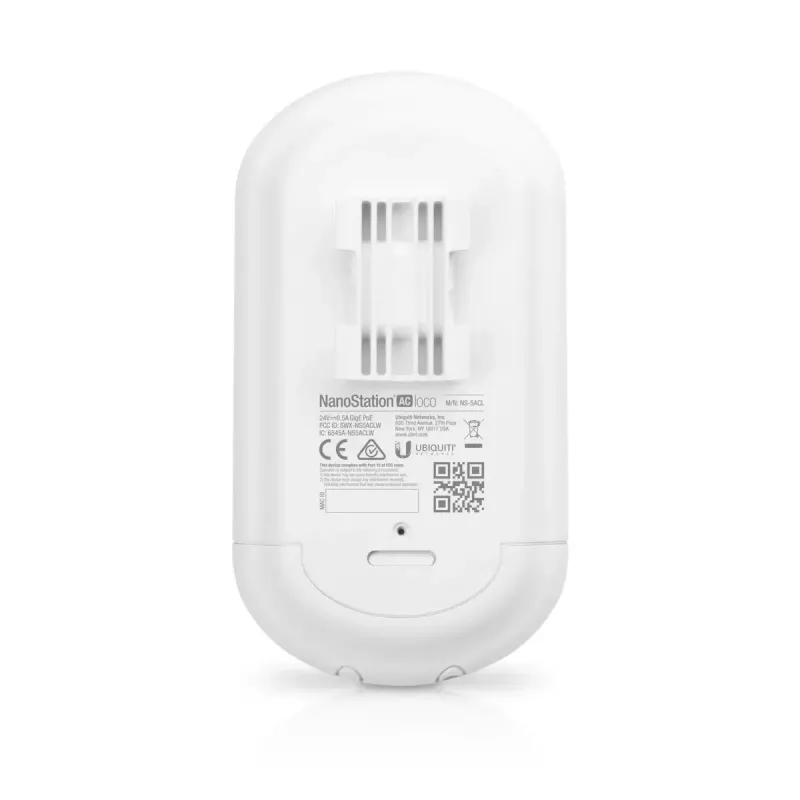 Juhtmevaba pääsupunkt UBIQUITI NanoStation AC Loco 5 GHz, 1000 Mbit/s, PoE, 10 km ulatus