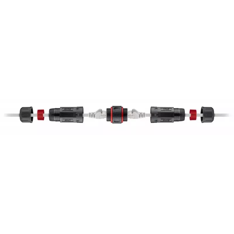 Goobay kaablitarvik 79566 Must 250 MHz 2x RJ45