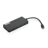 Lenovo GX90T77924 dokkimisjaam — USB-C jaotur HDMI 1.4-ga, 2×USB-A 3.2 Gen1, USB‑2.0, microSD-kaardilugeja, hall