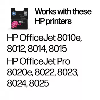 HP 912XL suure tootlikkusega Magenta originaaltindikassett