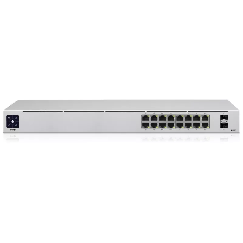 UBIQUITI NETWORKS UniFi Switch 16 Gigabit Ethernet porti, sealhulgas 8x 802.3at PoE+ porti