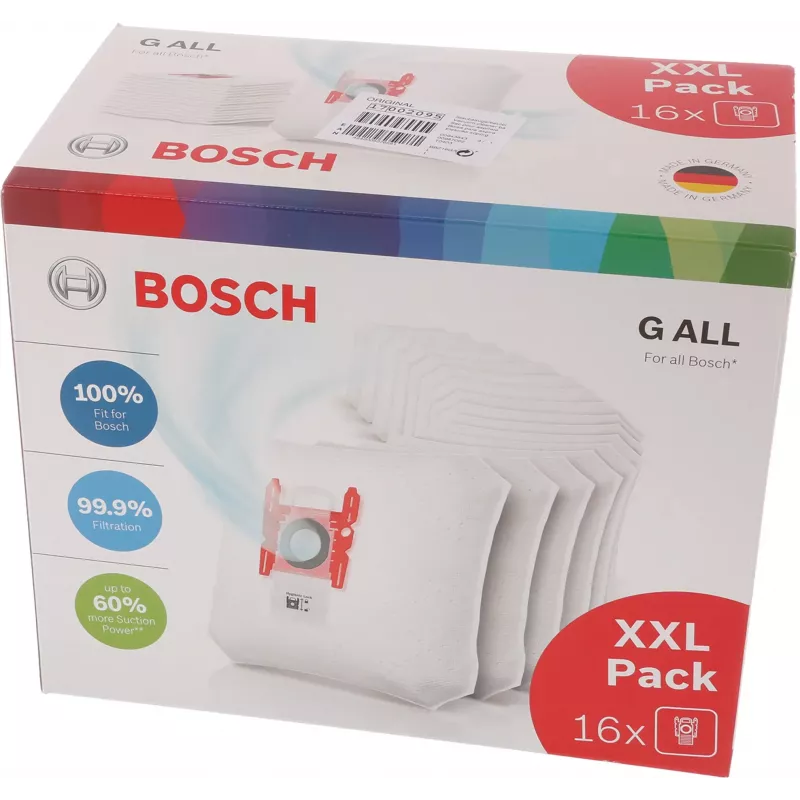 Bosch BBZ16GALL tolmuimeja tarvik/tarvikud Tolmukott Silindertolmuimeja