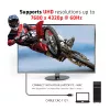 CLUB3D Mini DisplayPort to DisplayPort1.4 pikenduskaabel 8K60Hz DSC1.2 HBR3 HDR M/F 1m/3.28 jalga