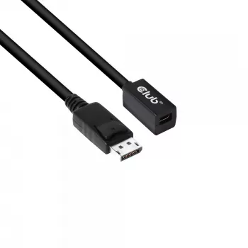 CLUB3D Mini DisplayPort 1.4 to DisplayPort pikenduskaabel 8K60Hz DSC 1.2 HBR3 HDR kahesuunaline F/M 1m/3.28ft