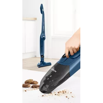 Bosch Serie 2 BBHF216 juhtmevaba tolmuimeja/elektriline hari 2-in-1 juhtmevaba tolmuimeja Aku Kuiv Kotita Sinine