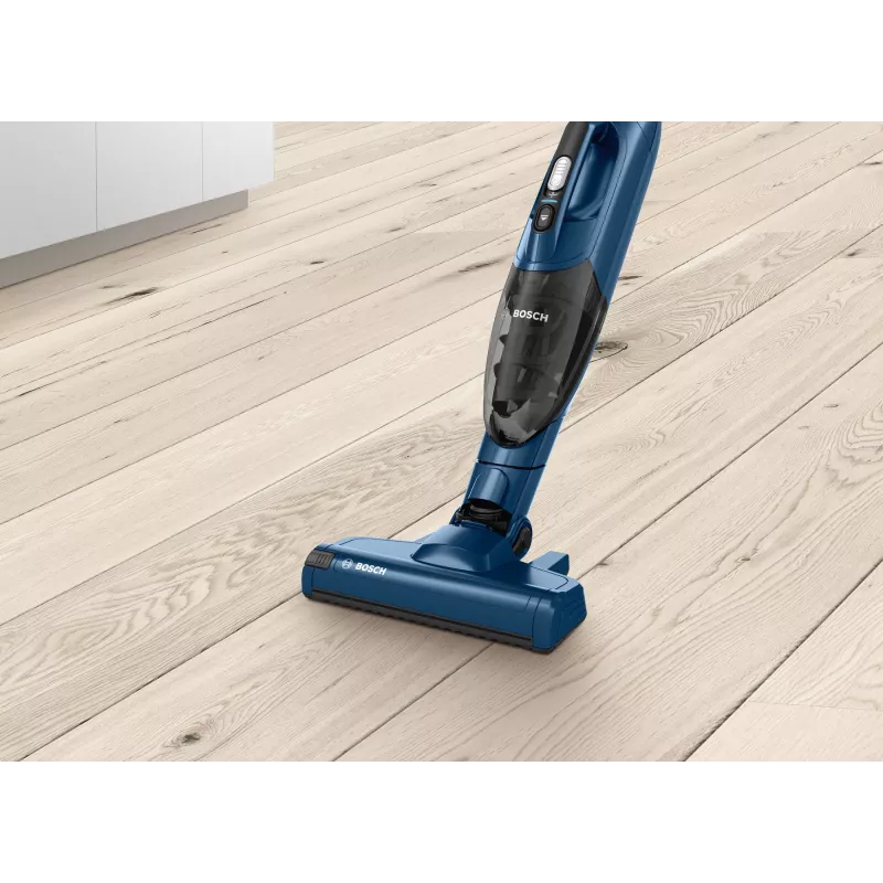 Bosch Serie 2 BBHF216 juhtmevaba tolmuimeja/elektriline hari 2-in-1 juhtmevaba tolmuimeja Aku Kuiv Kotita Sinine