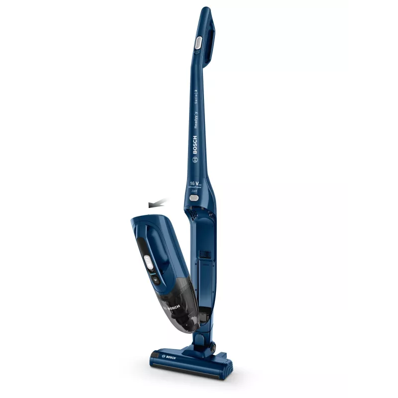 Bosch Serie 2 BBHF216 juhtmevaba tolmuimeja/elektriline hari 2-in-1 juhtmevaba tolmuimeja Aku Kuiv Kotita Sinine