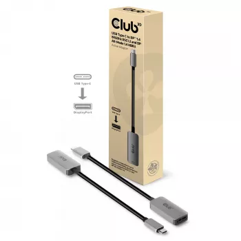 CLUB3D USB Type C kuni DisplayPort 1.4 8K60Hz HBR3 aktiivadapter