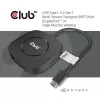 CLUB3D USB Type C 3.2 Gen 1 Multi Stream Transport (MST) Hub DisplayPort 1.4 kolme monitori jaoks
