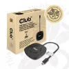 CLUB3D USB Type C 3.2 Gen 1 Multi Stream Transport (MST) Hub DisplayPort 1.4 kolme monitori jaoks