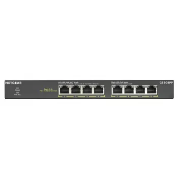 NETGEAR GS308PP haldamata Gigabit Ethernet (10/100/1000) Power over Ethernet (PoE) must