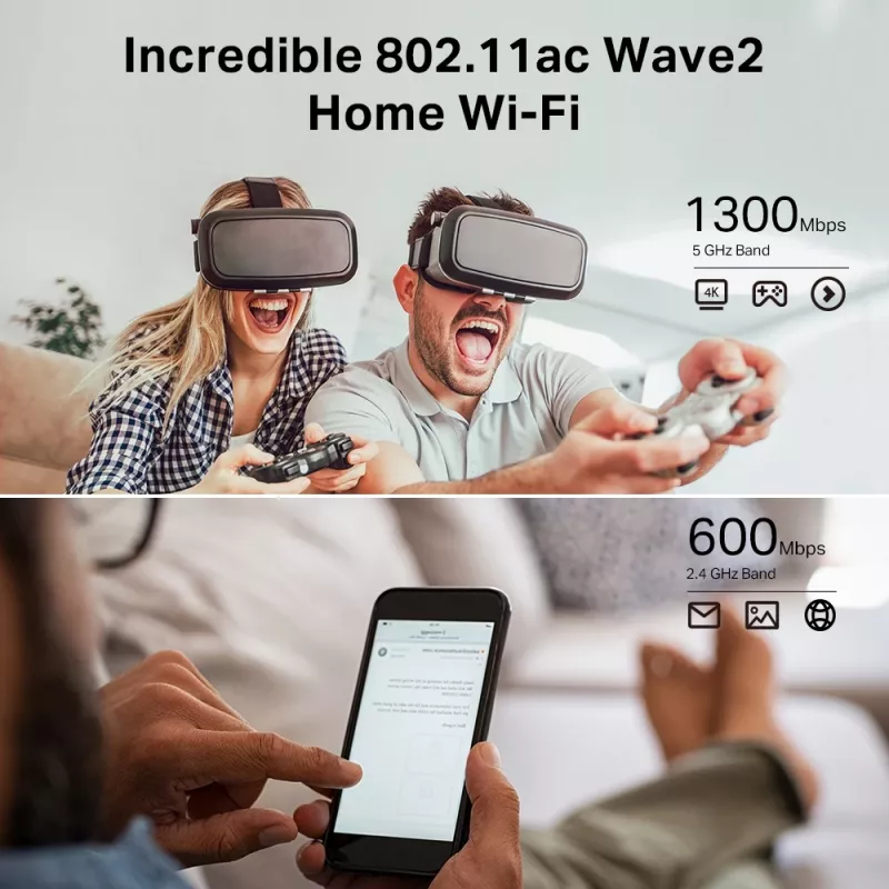 TP-Link Archer C80 juhtmevaba ruuter Gigabit Ethernet kaheribaline (2,4 GHz / 5 GHz) Must