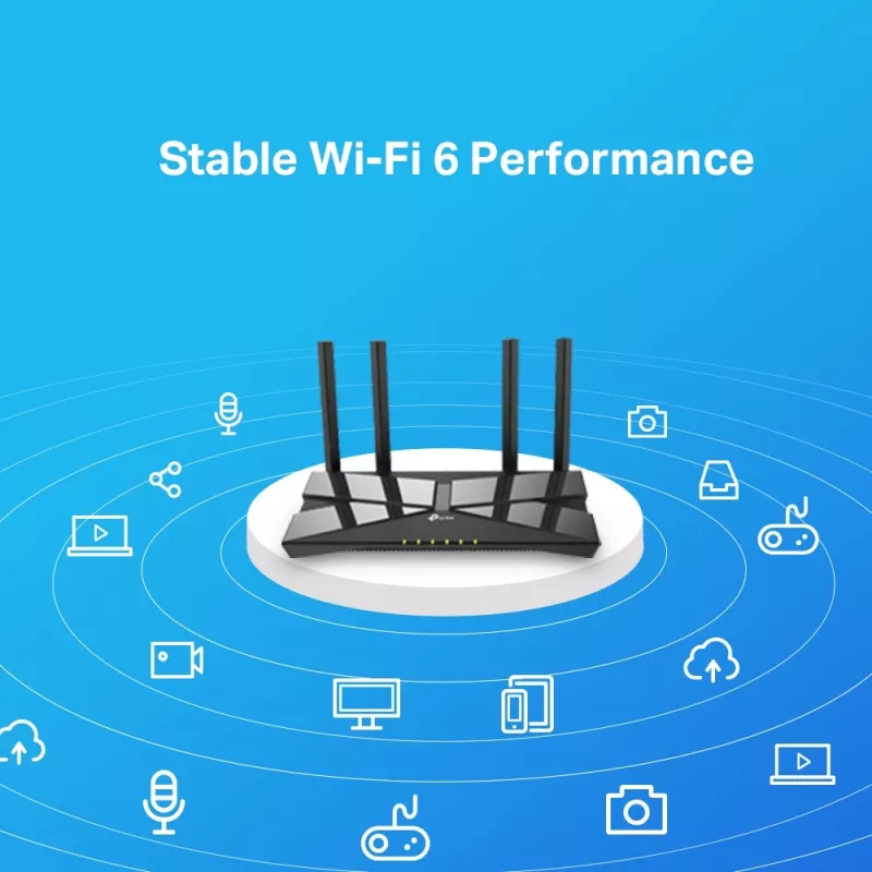 TP-Link Archer AX1500 kaheribaline Wi-Fi 6 ruuter, must
