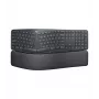 LOGITECH Ergo K860 - Juhtmeta poolitatud klaviatuur, grafiit, QWERTY Põhjamaade paigutus