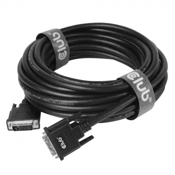 CLUB3D DVI-D Dual Link (24+1) kaabel kahepoolne M/M 10m/32.8ft 28AWG