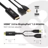 CLUB3D CAC-1331 videokaabli adapter 0,25 m HDMI DisplayPort must
