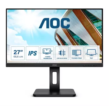 AOC P2 27P2Q arvutimonitor 68,6 cm (27 tolli) 1920 x 1080 pikslit Full HD LED must